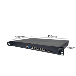 2*10G SFP 8 lans tường lửa Barebone PC 8 + 2*10G SFP pfsense opnsense 1U tường lửa 8 cổng Ethernet Core i5 i7 pfsense PC Router - Product Image 6