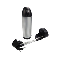 بطارية ليثيوم للدراجات الكهربائية Hi-Power S003-2 على شكل زجاجة ماء، 24 فولت 36 فولت 48 فولت، 10-24.5 أمبير ساعة، مع نظام إدارة البطارية 15 أمبير/20 أمبير/25 أمبير وقفل بمفتاح