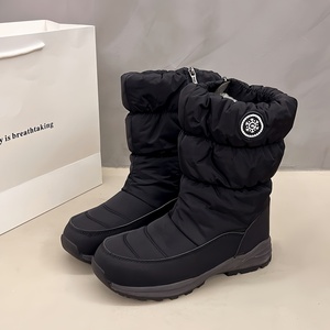 Prezzo all'ingrosso Nuovo Modello Invernale per Sci all'Aperto, Calzature Imbottite in Pelliccia Sintetica a Metà Polpaccio, Antiscivolo e Calde - Product Image 4