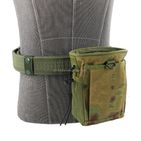 Petite sacoche de chasse étanche avec système Molle, pochette tactique de ceinture, sacoche de transport tactique extérieure, sac banane camouflage avec cordon de serrage
