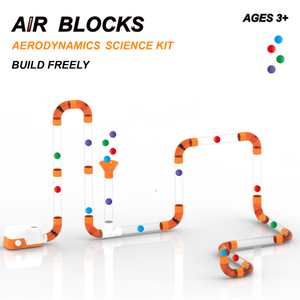 Kit de Construction Électronique STEM Air Power pour Enfants : Blocs de Construction, Circuit de Tuyaux, Aide à l'Apprentissage Scientifique et Cadeau - Product Image 1