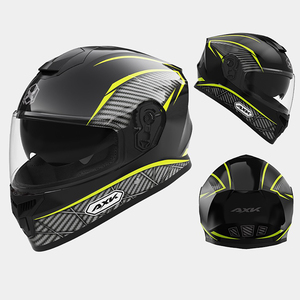 プラスチック製乗馬ヘルメットABSパーソナライズフルフェイスオートバイヘルメットドイツスタイル - Product Image 2