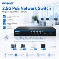 Commutateurs réseau S4006-4P 10 pouces 8 ports 2.5G PoE avec 2 ports SFP+ 10G en liaison montante Shenzhen Hinet Technology Ltd