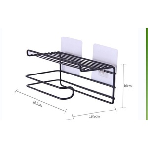 Wall-mounted Zinc Alloy Bathroom Finishing Rack Creative <b>Tissue</b> Rack Roll <b>Paper</b> Rack Mobile Phone Rack Hook Self-Adhesive Modern - Product Image 6