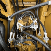 Excavatrice sur chenilles hydraulique CAT349 d'occasion, 49 tonnes, faible nombre d'heures, ligne auxiliaire complète, système hydraulique stable, haute performance