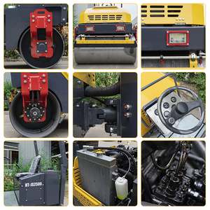 HIGHTOP-Rouleau de route à double tambour de <span class=keywords><strong>2</strong></span>.5 tonnes, HT-JS2500 de pneu de moteur diesel, petit rouleau pour projet routier - Product Image 6