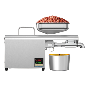 Mini Prensa de Acero Inoxidable de Grado Alimenticio para el Hogar, para Aceite de Maní, Almendras y Girasol, en Frío y Caliente - Product Image 1
