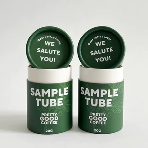 Récipient de cylindre biodégradable de qualité alimentaire en papier kraft pour café thé pot de cosmétiques recyclable écologique en gros - Product Image 5