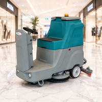 Autolaveuse électrique autopropulsée GS660 pour supermarchés, machine de nettoyage de sols commerciale