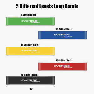 Prezzo di fabbrica Set di 5 Esercizio Lattice di Gomma Resistenza Loop per la Palestra di Formazione di Yoga di Forma Fisica - Product Image 3