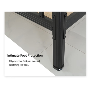 Giường đơn thép rộng 1200mm, giường tầng đơn dành cho nhân viên ký túc xá, người lớn và sinh viên, giường thép một tầng - Product Image 5