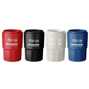 Parfum solide pour voiture Boyazhiyin, rouge et noir, parfum longue durée, décoration haut de gamme pour voiture - Product Image 4