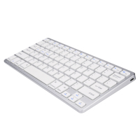 Mini-clavier sans fil bluetooth pour ordinateur, pc portable, léger, simple, look de bureau, style tendance, charge silencieuse, 1 pièce