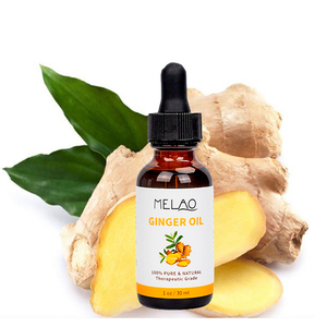 Huile de gingembre pure à 100 % pour la croissance des cheveux, hydratante et drainante pour le ventre, huile essentielle de gingembre de Chine, huile de gingembre OEM, marque privée - Product Image 1