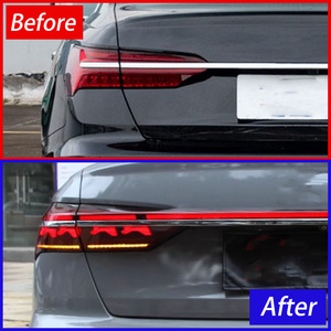 Para <span class=keywords><strong>Audi</strong></span> A6 C8 2019-2024 montaje de luces traseras de coche actualización efecto de inicio estilo <span class=keywords><strong>A8</strong></span> a través de luces traseras accesorios de herramientas - Product Image 3