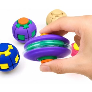 Nuevo Juguete Antiestrés de Plástico 3D 2026: Bola Giratoria Divertida de Doble Modo (Presiona y Gira) para Aliviar el Estrés - Product Image 3