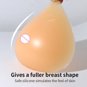 Xinxinmei oeme/odm แผ่นเสริมหน้าอก100% สีเบจซิลิโคนเทียมเต้านม <span class=keywords><strong>mastectomy</strong></span> แผ่นเสริมหน้าอกทรงสามเหลี่ยมสำหรับผู้หญิง200g-650g - Product Image 6