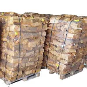 Dry Beech/Oak Firewood Kiln Dried Firewood in bags Oak fire wood On Pallets-