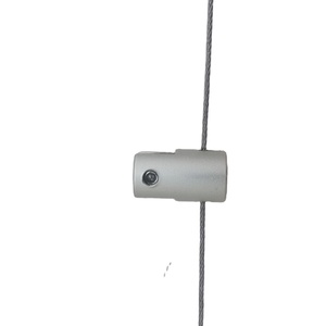 Separador de acabado satinado anodizado de aluminio 16*27 soporte de pantalla de Cable sujetadores de Panel de 3-8mm Abrazadera de señal acrílica para pantalla de Cable - Product Image 1