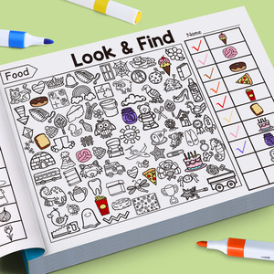 <span class=keywords><strong>Libro</strong></span> di attività con forme e colori per bambini, <span class=keywords><strong>libro</strong></span> di puzzle con immagini nascoste, <span class=keywords><strong>libro</strong></span> di giochi per la concentrazione e l'apprendimento precoce dei bambini - Product Image 2