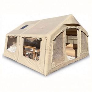 Carpa de Camping Familiar Grande de Lujo para 4 Estaciones, con Postes Inflables de Fibra de Vidrio, Montaje Rápido, Una Habitación, 1500-2000mm, Impermeable - Product Image 5