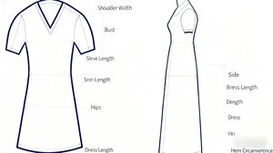 Abbigliamento Femminile: Abito Lungo a V con Stampa Raffinata, Taglie Forti - Product Image 2