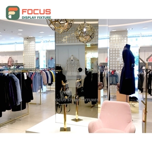 Sustainable Retail Outlet Aluminum Display Showcase Concept Design Franchise Clothing Store - Product Image 2