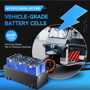 แบตเตอรี่ AOKUN Power-12.8V 400Ah 600Ah 800Ah 900Ah 1200Ah 6000 รอบการใช้งาน สำหรับเก็บพลังงานแสงอาทิตย์ พร้อมเอาต์พุตคลื่นไซน์บริสุทธิ์ - Product Image 4