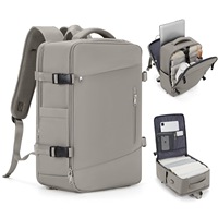 Sac à Dos Cabine Antivol USB pour Femmes Grande Capacité Résistant à l'Eau Doublure Nylon Compatible Bagage Cabine EasyJet Ryanair