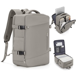 <span class=keywords><strong>Zaino</strong></span> da Donna Grande Capacità Impermeabile Antifurto con USB Fodera in Nylon Compatibile come Bagaglio a Mano EasyJet Ryanair da Cabina - Product Image 5