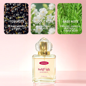 MISIJI Lusso per <span class=keywords><strong>Donna</strong></span> Eau De Parfum <span class=keywords><strong>Rosa</strong></span> 100ml con Tappo Sferico Dorato, Profumo Floreale Orientale Dolce a Lunga Durata - Product Image 2