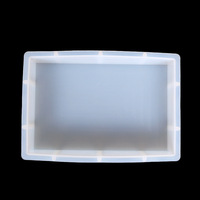 Grand moule en silicone pour résine, formes cœur, hexagone, rectangle, rond, carré, pour résine époxy, préservation des fleurs et art en résine