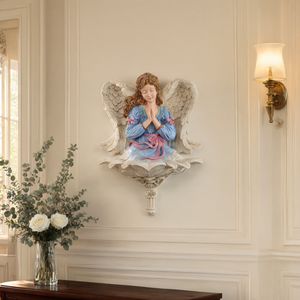 รูปปั้นนางฟ้าเรซิ่นสั่งทำพิเศษสำหรับตกแต่งบ้านและสวน - Product Image 3
