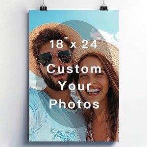 Impresiones de Pósteres Personalizados, Fotos Personalizadas con Acabado Mate o Brillante, Decoración del Hogar, Impresiones de Arte Mural de 24x36 Pulgadas - Product Image 2