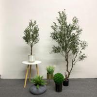 Usine réaliste olivier artificiel Direct tronc épais olivier aménagement paysager arbres artificiels maison bureau centre commercial décorations
