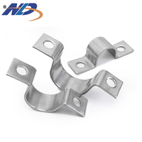 Prix d'usine NLD 304 Bracelet en acier inoxydable 1/2 ''3/4''20mm 25mm U Type Pipe Saddle Clamps pour fixation Support