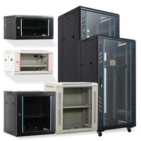 Armoire de serveur murale 19 pouces de haute qualité 4U 6U 9U à 24U pour centres de données, en stock