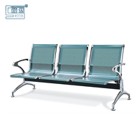Chaises et tables d'attente pour aéroport, nouvelles chaises de salle d'attente bleues pour bureau