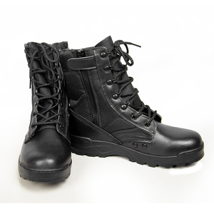 Bottes tactiques respirantes directes d'usine pour bottes en cuir <span class=keywords><strong>de</strong></span> style Panama <span class=keywords><strong>de</strong></span> combat en plein air - Product Image 1