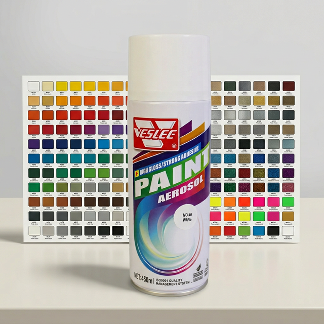 Customized Logo Environmentally Epoxy Aerosol Metallic Automotive Paint Color Spray