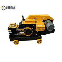 Machine de découpe de barres d'armature montée sur roues GQ-45 pour usine de béton préfabriqué et atelier d'acier – Machine de découpe de barres d'armature haute efficacité