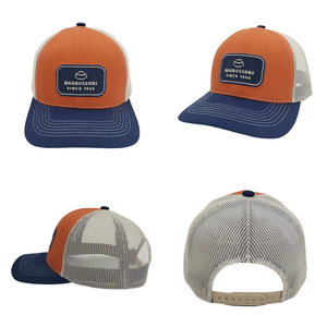 Richardson 112 topi Trucker untuk pria desainer kustom bordir tambalan Logo stiker Olahraga Gaya Hip Hop untuk bersepeda Denim Terry - Product Image 3