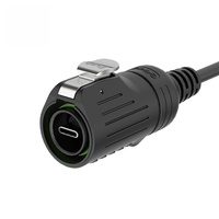 E-Weichat LP16 Tipo-C IP67 Enchufes y enchufes de suministro de datos industriales a prueba de agua