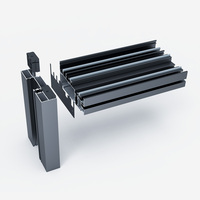 Ventanas de Vidrio para Uso Doméstico, para Balcón o Dormitorio, Fáciles de Instalar, Resistentes al Agua y al Viento, Ventanas Corredizas