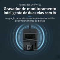 Trackerking 4G Dashcam GPS Tracking Live Video 1080 AI Dashcam Ondersteuning DMS ADAS Fleet Dashcam Voor en Binnen met 4G WIFI