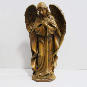 Haute qualité priez pour la décoration de bureau de sculpture en bronze d'anges de deuil - Product Image 1