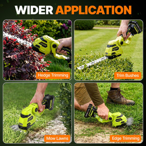 <span class=keywords><strong>Taille</strong></span>-haie électrique sans fil 2-en-1 de qualité industrielle 24V pour jardin et <span class=keywords><strong>haies</strong></span> – <span class=keywords><strong>Mini</strong></span> cisaille à gazon portative - Product Image 5