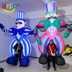 Costume gonflable multicolore pour marcher, marionnette de clown gonflable - Product Image 4