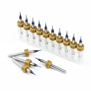 50 cái <span class=keywords><strong>Mini</strong></span> khoan Bit Set 0.1mm-0.15mm xoắn ốc tráng hợp kim cứng PCB in bảng mạch vi khoan bits Kit thép Carbide - Product Image 2