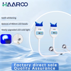HAAROO อุปกรณ์ฟอกสีฟันแบบติดตั้งบนเสา 8 หัว P1-460nm แสงสีฟ้าเย็น แบบหนีบเสา-คอห่านยาว 98 ซม. ชุดอุปกรณ์ครบชุด MBY-8 - Product Image 6